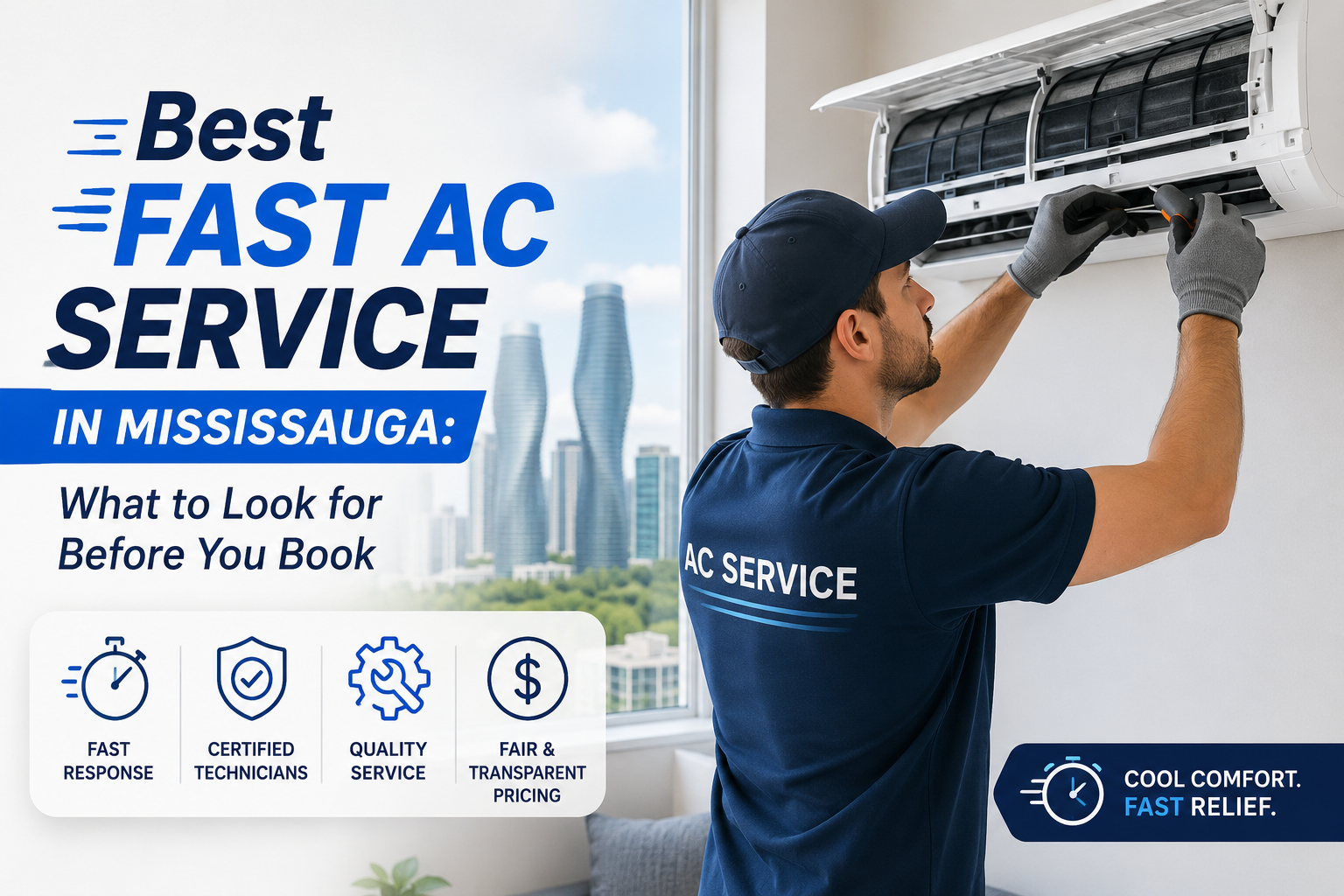 Best Fast AC Service in Mississauga: What to Look for Before You Book