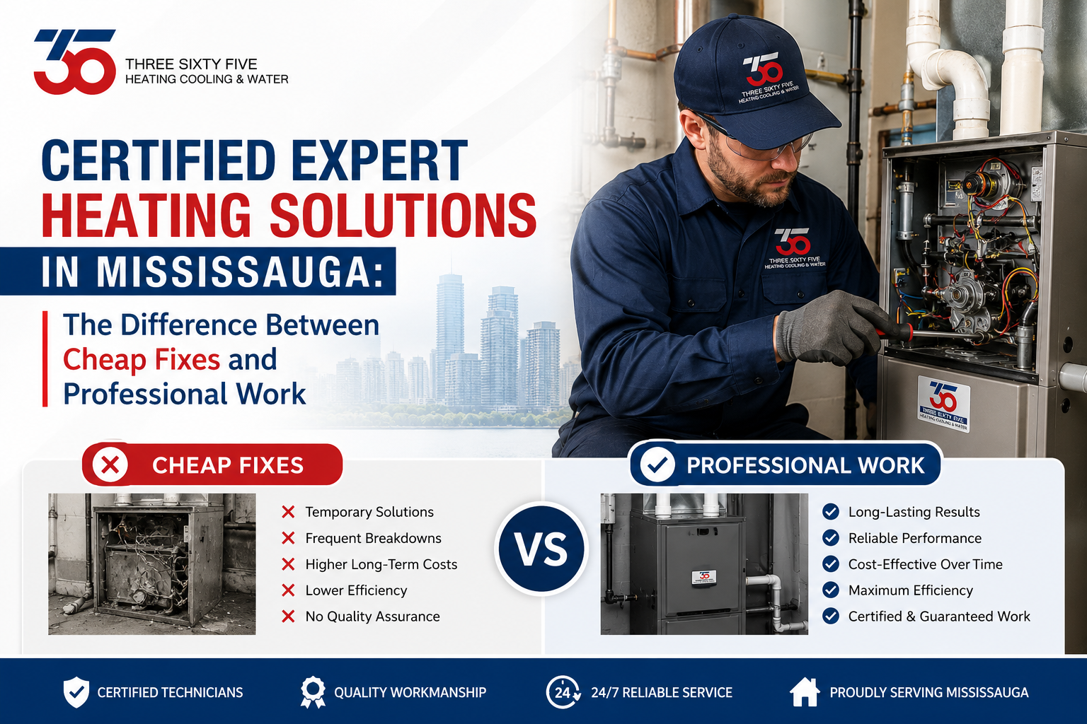 Certified Expert Heating Solutions in Mississauga: The Difference Between Cheap Fixes and Professional Work