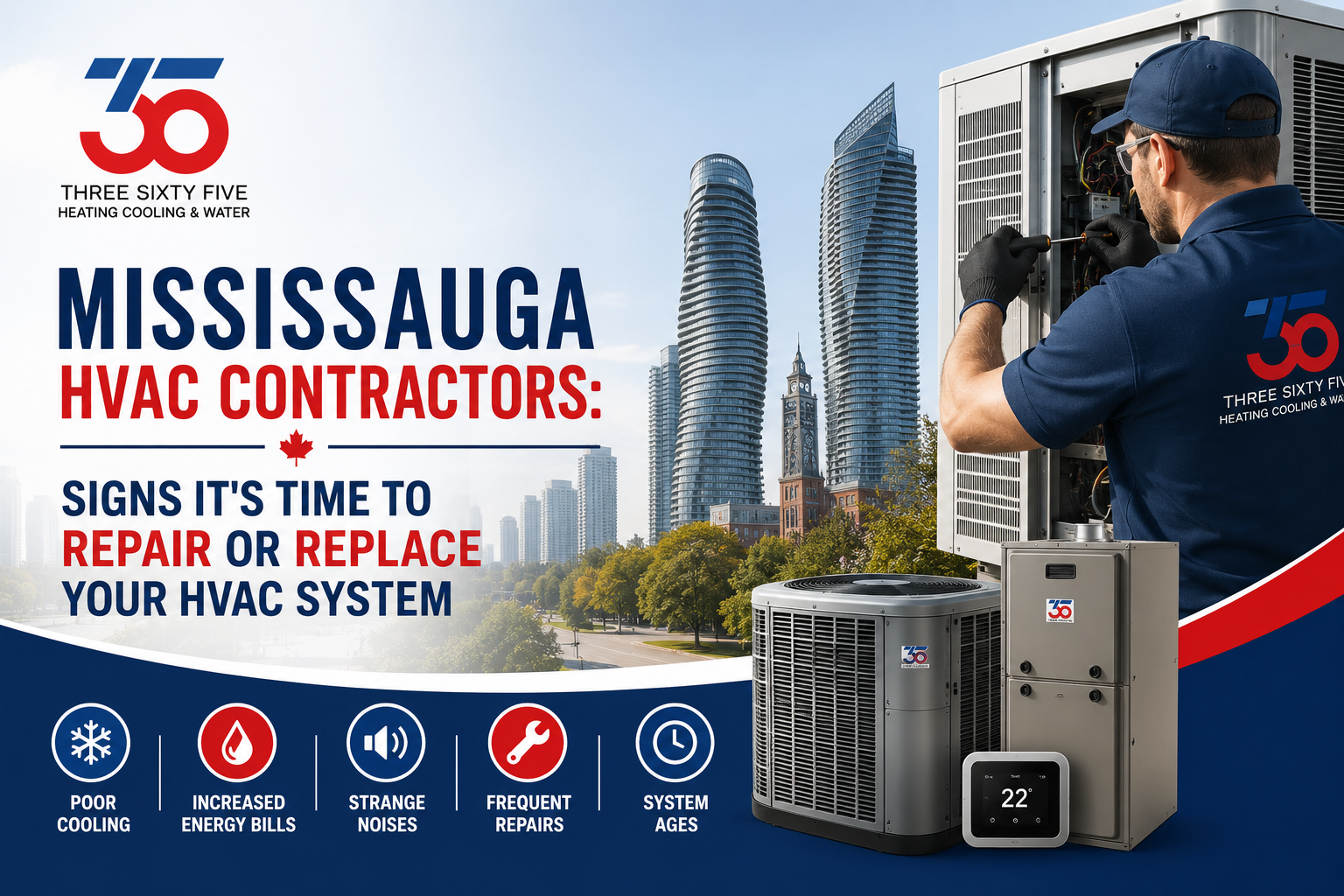 Mississauga HVAC Contractors: Signs It’s Time to Repair or Replace Your HVAC System