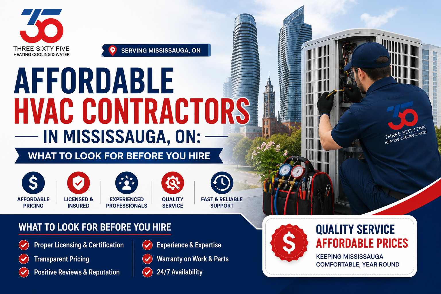 Affordable HVAC Contractors in Mississauga, ON: What to Look For Before You Hire