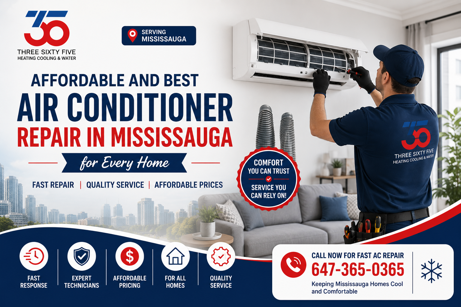 Affordable and Best Air Conditioner Repair in Mississauga for Every Home